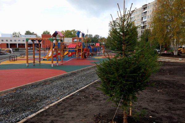 Сквер в Архангельске Зарусье