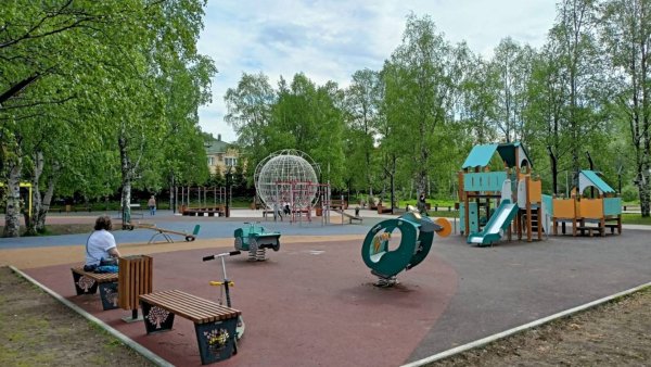 Никольский сквер в Соломбале Архангельск