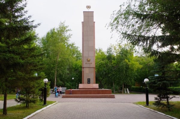 Петропавловск Казахстан парк Победы