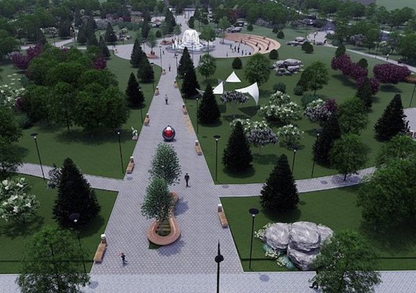 Город сим новый парк