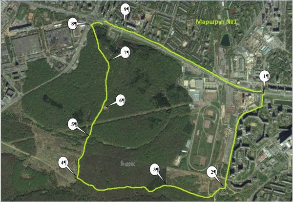 Веломаршруты Битцевский парк