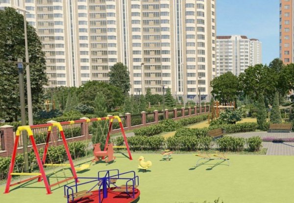 Сквер в Некрасовке