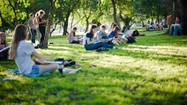 Пленэр в парке Горького