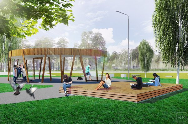 Благоустройство парка Урицкого в Казани