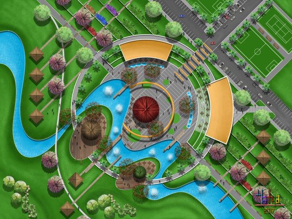 Ландшафтный парк генплан парк