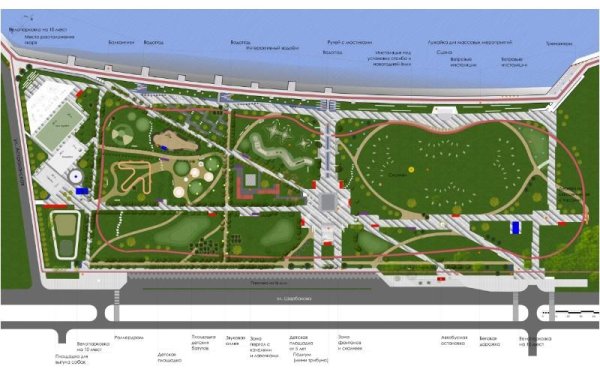 Парк Заречный Тюмень проект
