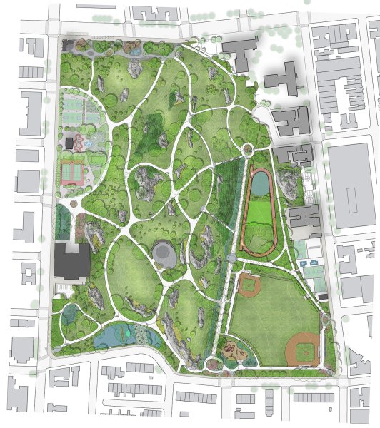 Генплан парка