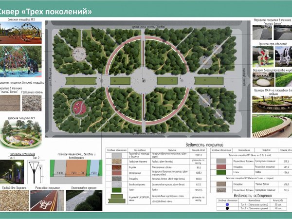 Магнитогорск парк сквер трех поколений