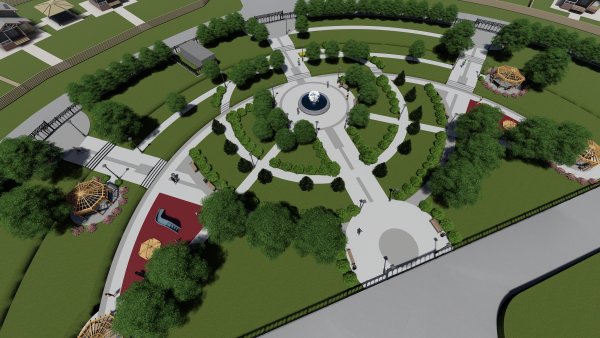 Проект сквера