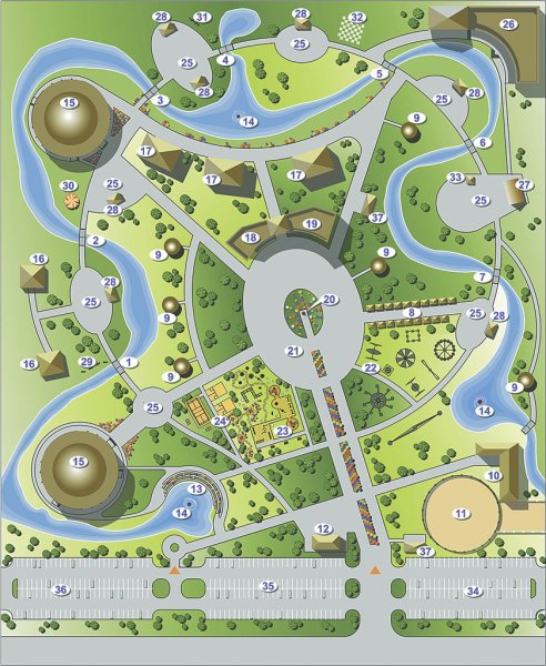 Планы парков