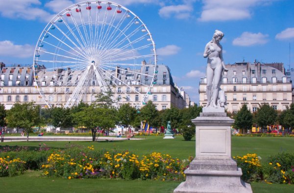 Достопримечательности Парижа сад Тюильри