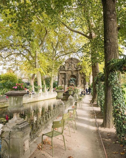 Люксембургский парк в Париже