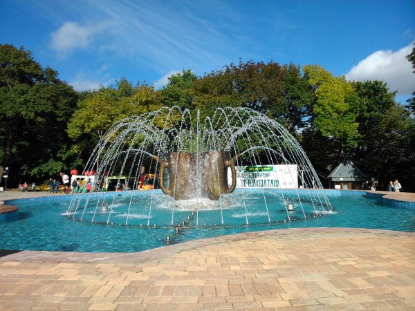 Фонтан Курортный парк Железноводск
