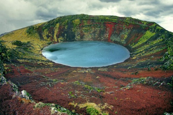 Озеро Керид Исландия