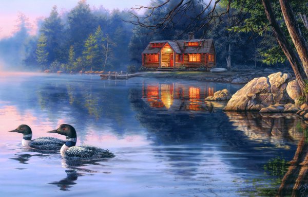 Даррелл Буш дом у озера