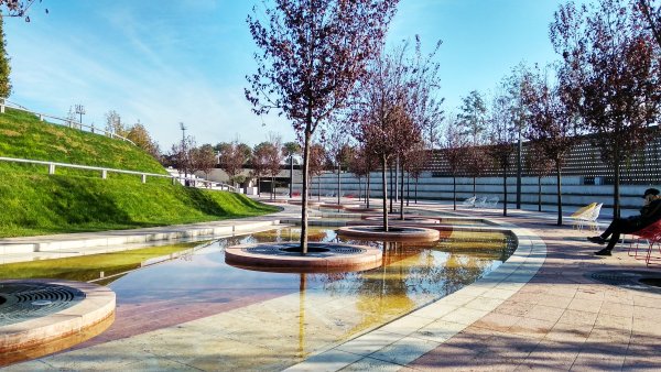 Парк Галицкого в Краснодаре осень