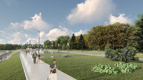 Благоустройство набережной Александра Невского