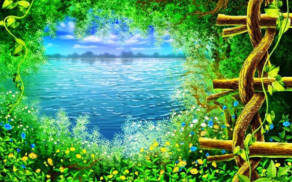 Сказочное озеро