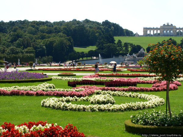 Шенбруннский парк Вена