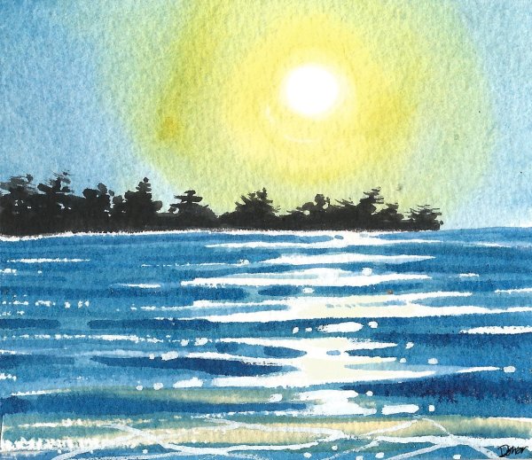 Детские рисунки Ладожского озера