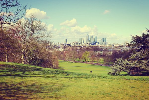 Гринвичский парк весной, Англия