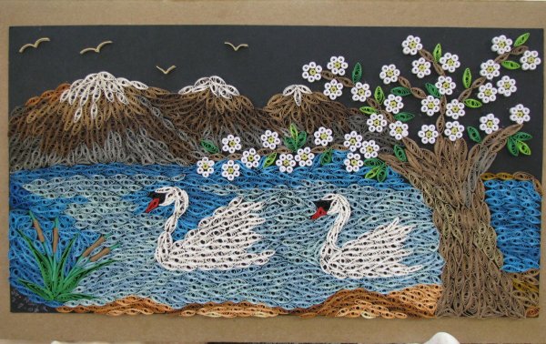 Квиллинг природа