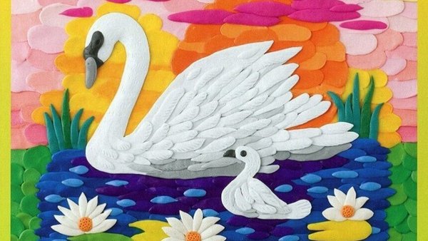 Техника рисования пластилином