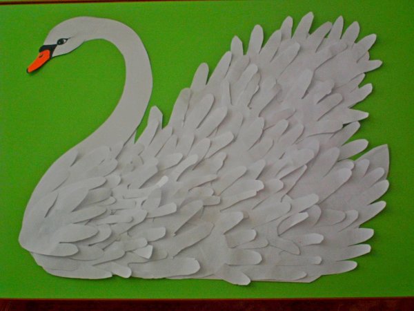 Лебедей сделанных из бумаги (48 фото)