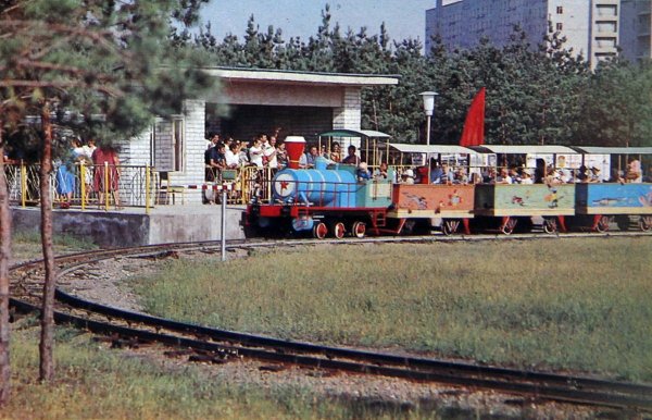 Парк Танаис Воронеж паровозик