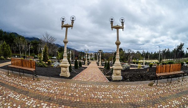 Парк Андрея Первозванного в Геленджике