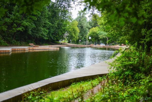 Андреевский пруд в Нескучном саду