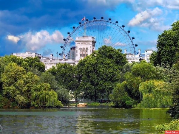 Сент Джеймс парк в Лондоне