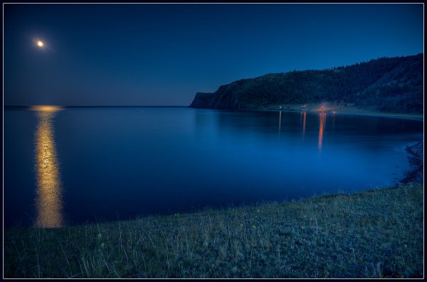 Байкал ночью
