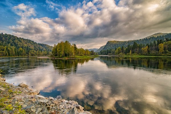 Река Бия Алтайский край