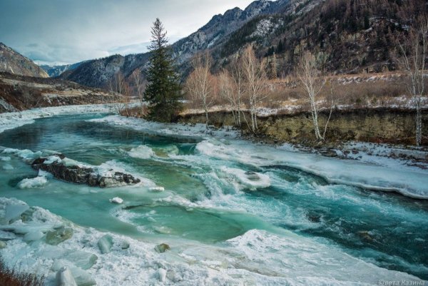 Горно Алтайск река Катунь