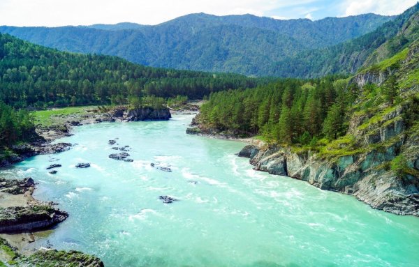 Горно Алтайск река Катунь