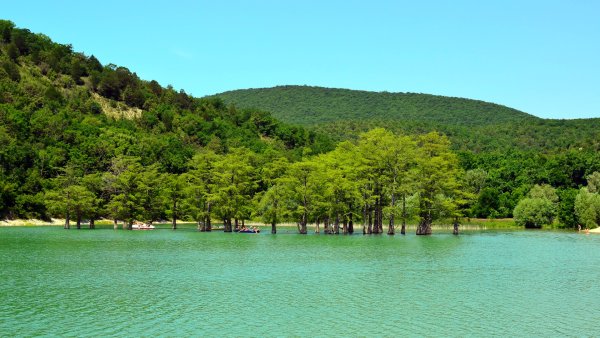 Кипарисовое озеро Абрау Дюрсо