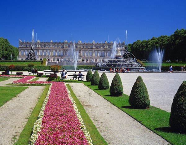 Версальский дворец сады фонтаны