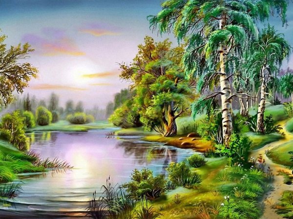 Художник Цыганов Виктор Захарович чарующие пейзажи