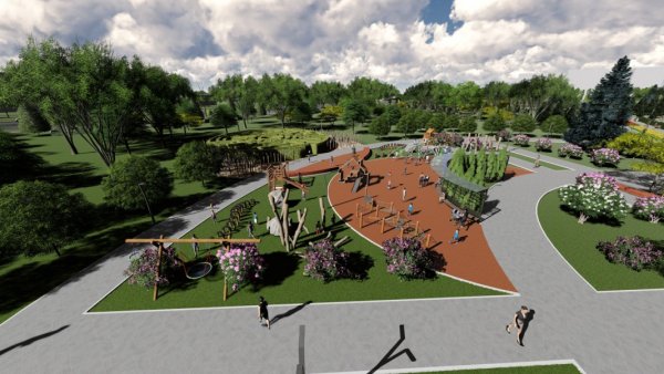 Новый сквер Бишкек