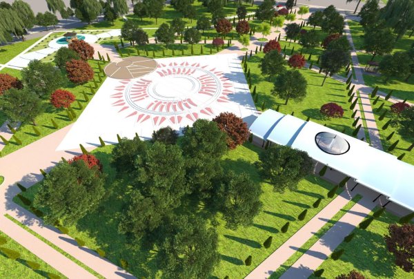 Парк магистраль в Бишкеке