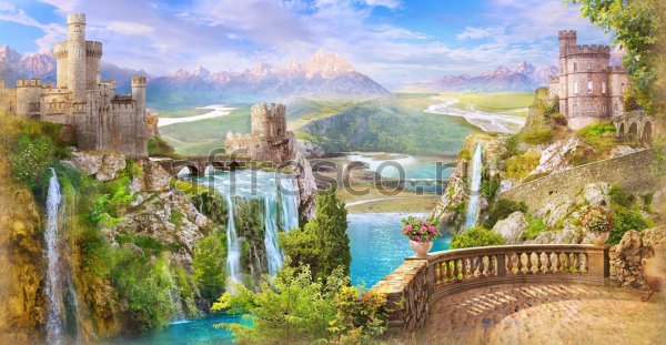 Афреско фрески водопады