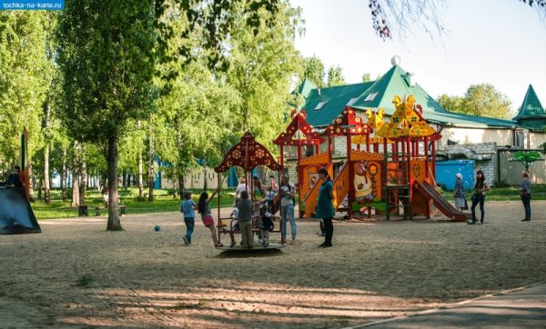Город Россошь парк Юбилейный