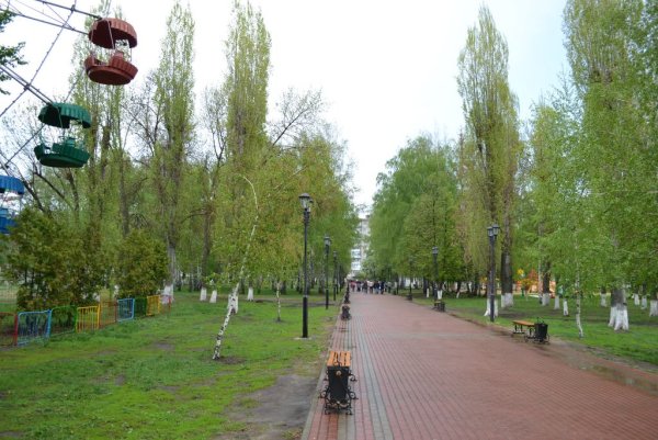 Россошь Воронежская область парк Юбилейный