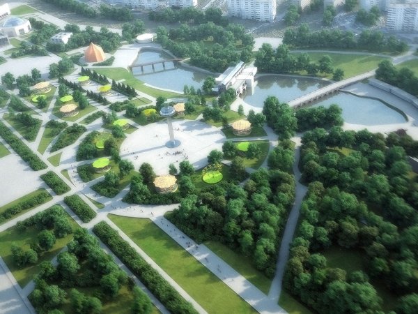 Парк Юбилейный Барнаул проект
