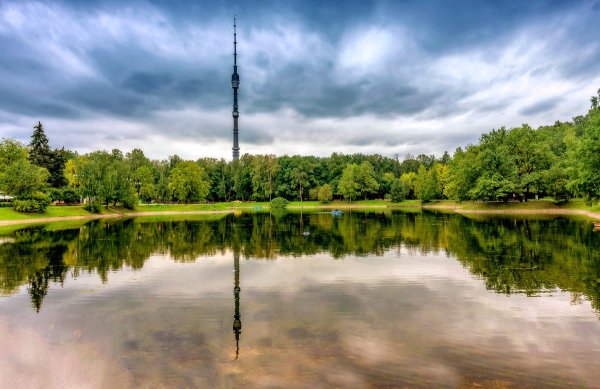 Парк Останкино озеро
