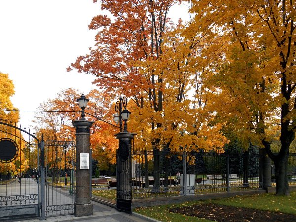 Парк Останкино осень