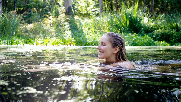 Купание на речке