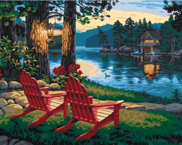 Вечер в Адирондаках