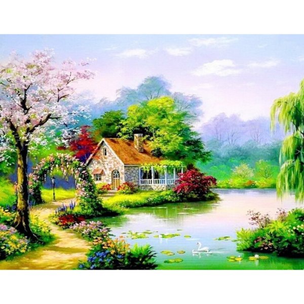 Пейзажи корейского художника сунг Ким